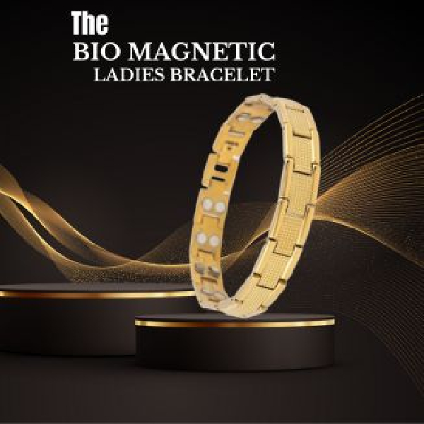 Bio Magnetic Gold Ladies Bracelet
