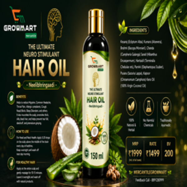 The Ultimate Neuro Stimulant Hair Oil